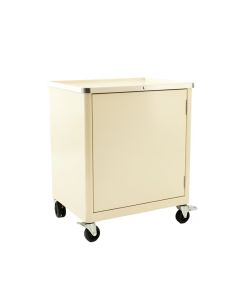 Bay Branch Empty Rolling Workshop Cart - Ivory