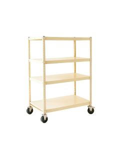 Hazel Bluff Empty Rolling Workshop Cart - Ivory