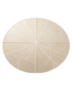 Ridge Branch Round Area Rug - Beige (synthetic illustration; no displayed measurements)