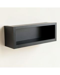 Lake Bridge Wall-Mounted Shelf - Black (synthetic illustration; no displayed measurements)