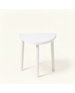Shore Branch Compact Balcony Table - White (synthetic illustration; no displayed measurements)