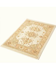 Runner Oriental Hand-Knotted Wool Plum/Ivory Area Rug (synthetic illustration; no displayed measurements)