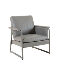 29 '' Wide Cowhide Armchair (synthetic illustration; no displayed measurements)
