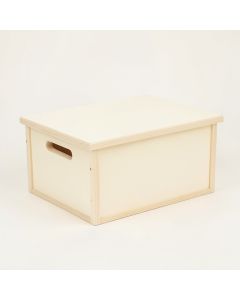 Holly Bluff Low Toy Storage Unit - Cream (synthetic illustration; no displayed measurements)