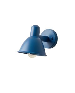 Oak Branch Wall Sconce Mounted On A Plain Wall - Blue (synthetic illustration; no displayed measurements)
