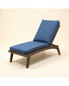 Trinway Patio Reclining Chaise Lounge With Cushion (synthetic illustration; no displayed measurements)