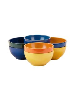 Melange 6-Piece Bamboo Bowl Set ( Campers Tent ) | Shatter-Proof And Chip-Resistant Bamboo Bowls