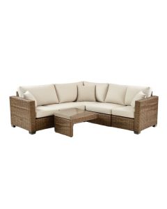 Dupalais Outdoor 5 Piece Sofa Seating Group With Cushions