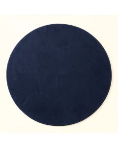 Vale Arc Round Area Rug - Navy (synthetic illustration; no displayed measurements)