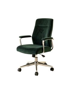 Home Office Chair Modern Design Velvet Desk Chair Adjustable Task Chair With Arms