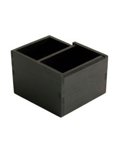 Cedar Bluff Empty Coffee-Station Organizer - Black
