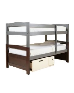 Mapps Twin Over Full Bunk Bed With Drawers