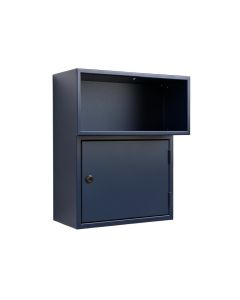 Birch Dell Wall-Mounted Entry Cabinet - Navy (synthetic illustration; no displayed measurements)