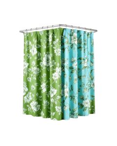 Ellari Floral Single Shower Curtain + Hooks