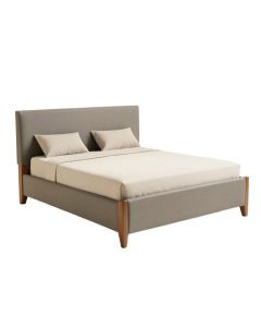 Brendon Solid Wood And Upholstered Standard Bed