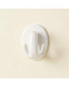 Cedar Bridge Wall-Mounted Robe Hook - White (synthetic illustration; no displayed measurements)