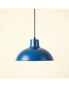 Ridge Brook Pendant Light Suspended From One Plain Cable - Blue (synthetic illustration; no displayed measurements)