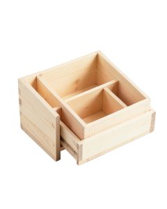 Cliff Branch Empty Coffee-Station Organizer - Ivory