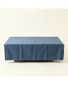 Pine Crossing Flat Bed Sheet - Blue (synthetic illustration; no displayed measurements)