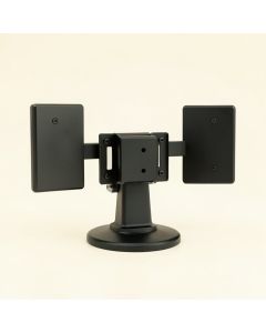Dual Lcd Monitor Height Adjustable Universal 2 Screen Desk Mount (synthetic illustration; no displayed measurements)