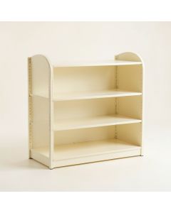 Elm Crest Desktop Shelving Unit - Cream (synthetic illustration; no displayed measurements)