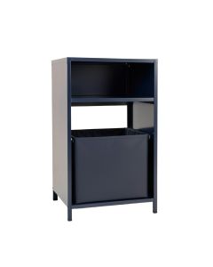 Dawn Canyon Freestanding Pull-Out Hamper Cabinet - Navy (synthetic illustration; no displayed measurements)