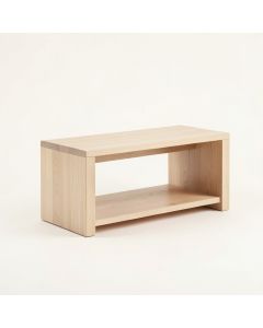 Summit Arc Narrow Outdoor Storage Bench - Beige (synthetic illustration; no displayed measurements)