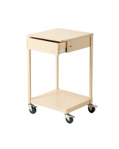 Fern Dale Empty Rolling Workshop Cart - Beige