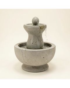 Concrete Falling Water Fountain (synthetic illustration; no displayed measurements)