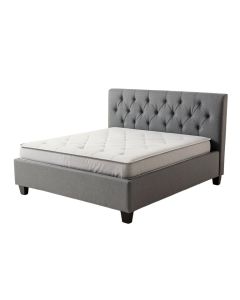 Battistini Twin Tufted Upholstered Platform Bed (synthetic illustration; no displayed measurements)