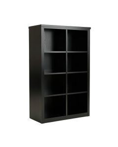 Meadow Brook Freestanding Bookcase - Black (synthetic illustration; no displayed measurements)