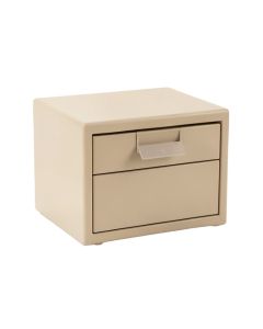 Juniper Crest Small-Parts Storage Drawer Cabinet - Beige (synthetic illustration; no displayed measurements)