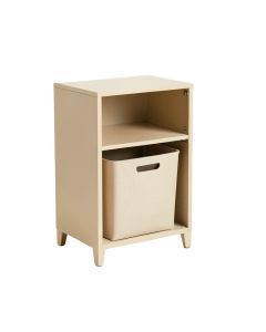 Maple Crossing Freestanding Pull-Out Hamper Cabinet - Beige