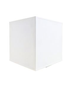 Genevrier 11 '' H X 10 '' W Linen Rectangular Lamp Shade ( Screw On ) In White