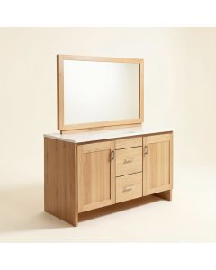 Hutto 60 '' Double Bathroom Vanity Set (synthetic illustration; no displayed measurements)