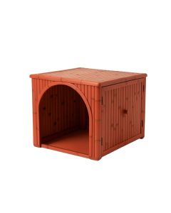 Vale Crest Empty Furniture-Style Litter Enclosure - Terracotta