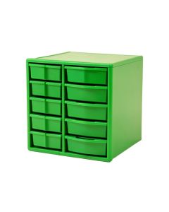 Juniper Brook Small-Parts Storage Drawer Cabinet - Green