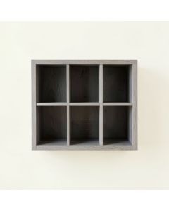 Glen Bend Empty Mug-Storage Cabinet Insert - Gray (synthetic illustration; no displayed measurements)