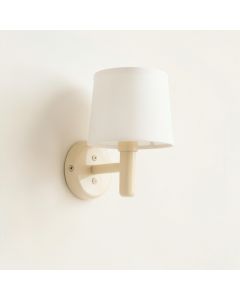 Bay Dell Wall Sconce Mounted On A Plain Wall - Ivory (synthetic illustration; no displayed measurements)