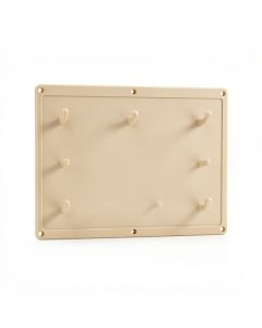 Sage Canyon Empty Wall-Mounted Tool Organizer Panel - Beige (synthetic illustration; no displayed measurements)