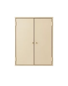 Cedar Branch Wall-Mounted Laundry Cabinet - Beige (synthetic illustration; no displayed measurements)