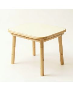 Juniper Dale Compact Balcony Table - Cream (synthetic illustration; no displayed measurements)