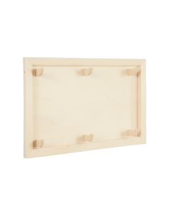 Clay Dale Empty Wall-Mounted Tool Organizer Panel - Ivory