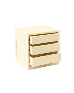Rowan Bridge Small-Parts Storage Drawer Cabinet - Ivory (synthetic illustration; no displayed measurements)