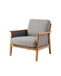 Maple Branch Upholstered Armchair - Gray (synthetic illustration; no displayed measurements)