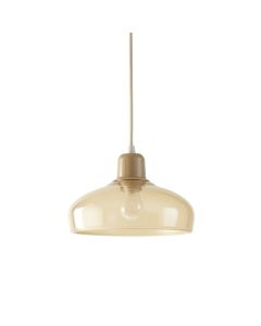 Flint Branch Pendant Light Suspended From One Plain Cable - Beige (synthetic illustration; no displayed measurements)