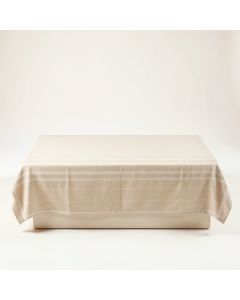 Lake Crossing Flat Bed Sheet - Beige (synthetic illustration; no displayed measurements)