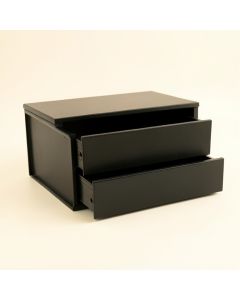 Birch Brook Small-Parts Storage Drawer Cabinet - Black (synthetic illustration; no displayed measurements)