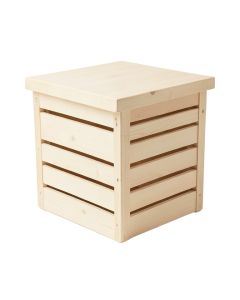 Cove Bridge Closed Garden Compost Bin - Ivory (synthetic illustration; no displayed measurements)
