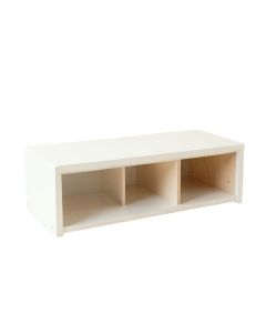 Wren Dell Shoe Storage Bench - White (synthetic illustration; no displayed measurements)